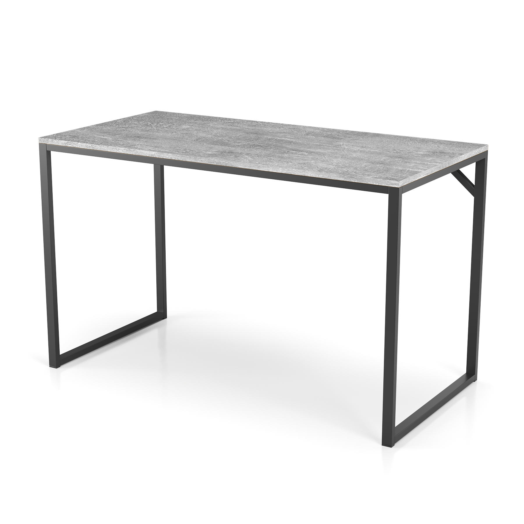 Стіл письмовий комп'ютерний "Серія 01"; 1200х500х16 мм; Бетон; 30х20 мм